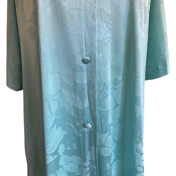 Vintage vanity fair blue button up sleep wear nightgown size small - Picture 4 of 7